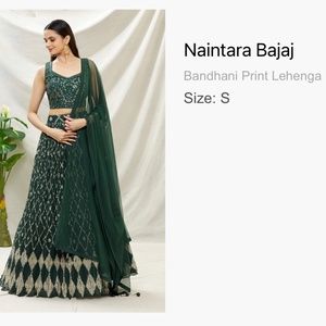 Naintara Bajaj Bandhani Print Lehenga Set